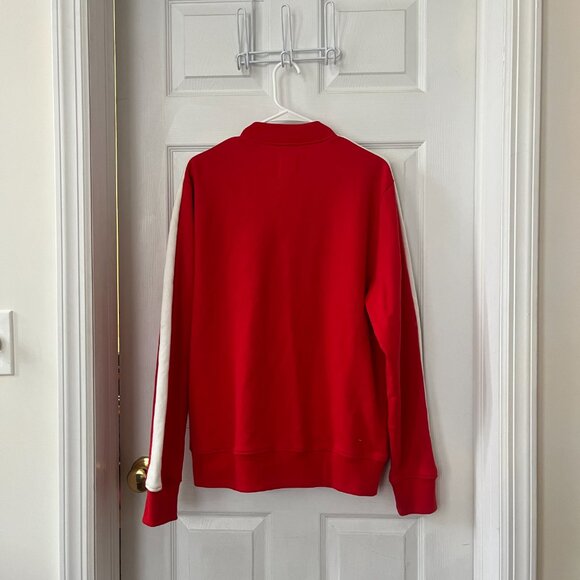 TWA Tracksuit Jacket in Red and White, Size M - Picture 13 of 13